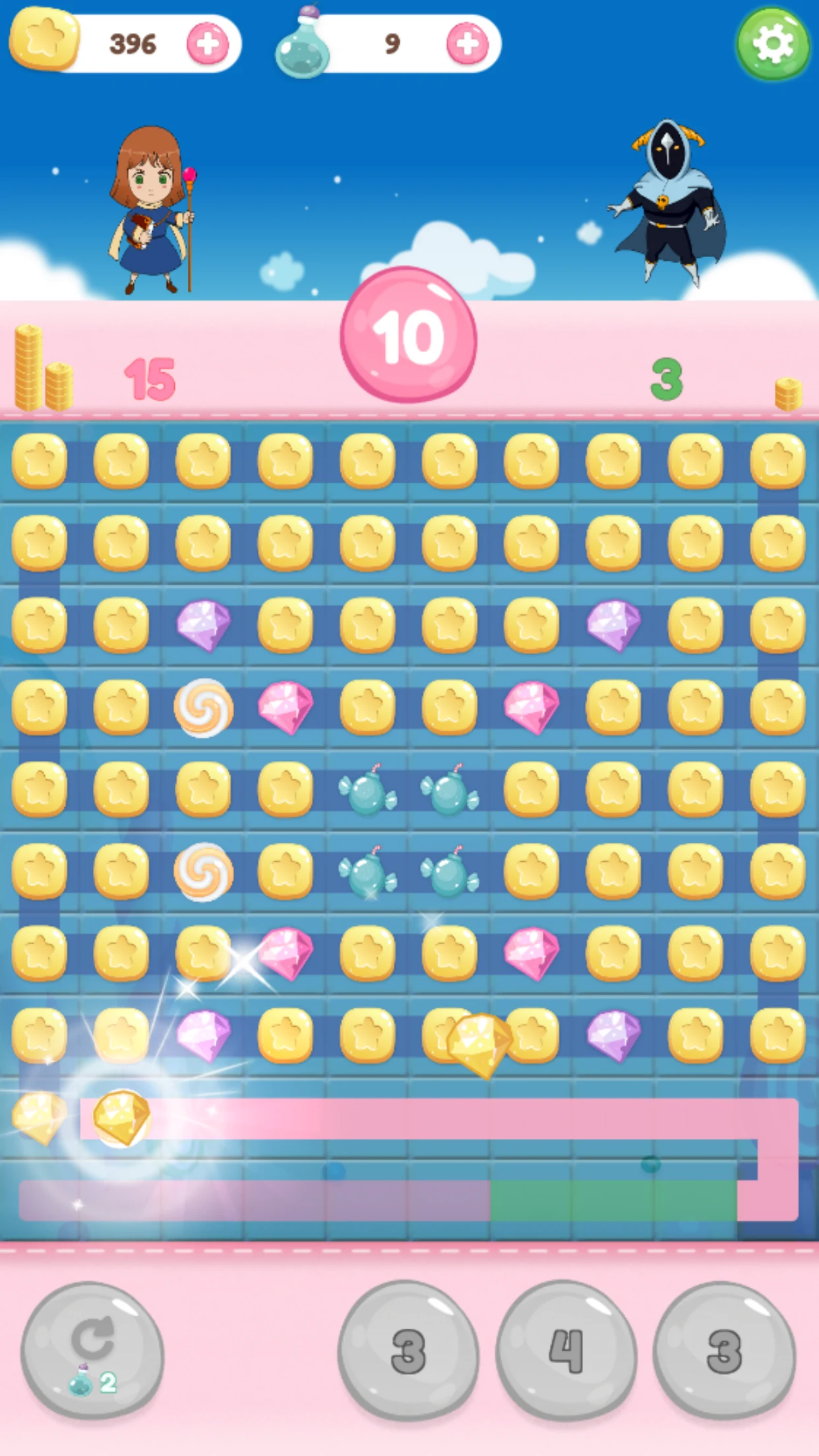 Coin Shower - Puzzle Battle screenshot